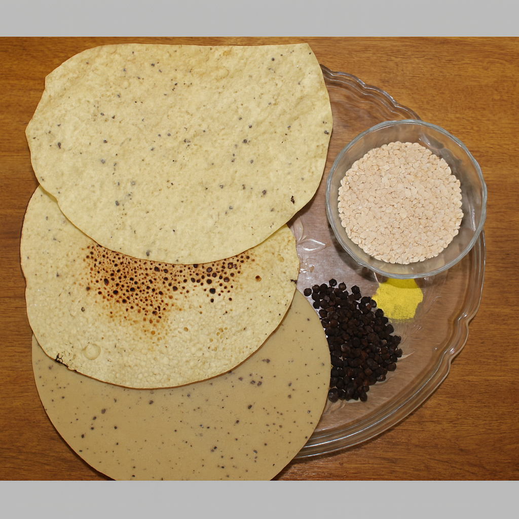 અડદ પાપડ 500 GM સ્વાસ્થ્ય અને સ્વાદનું પરફેક્ટ મિશ્રણ!