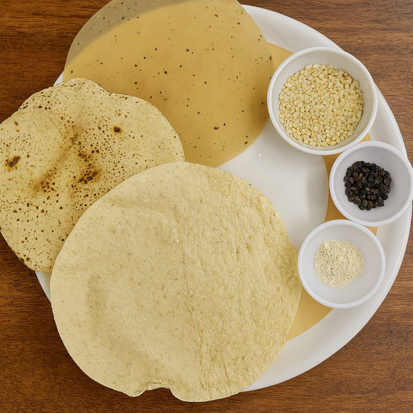 અડદ પાપડ 500 GM સ્વાસ્થ્ય અને સ્વાદનું પરફેક્ટ મિશ્રણ!