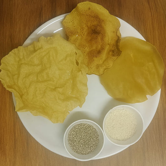 ચોખા- બાજરો ખીચીયા પાપડ (ટ્રાયલ પેક 20pcs)-તંદુરસ્તીનો ખજાનો!