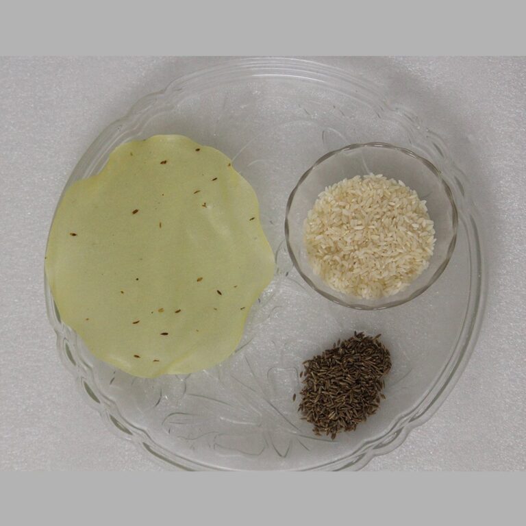 ચોખા – જીરા ખીચીયા પાપડ (70pcs)-“મમ્મી જેવો સ્વાદ, તંદુરસ્તી સાથે આનંદ!”