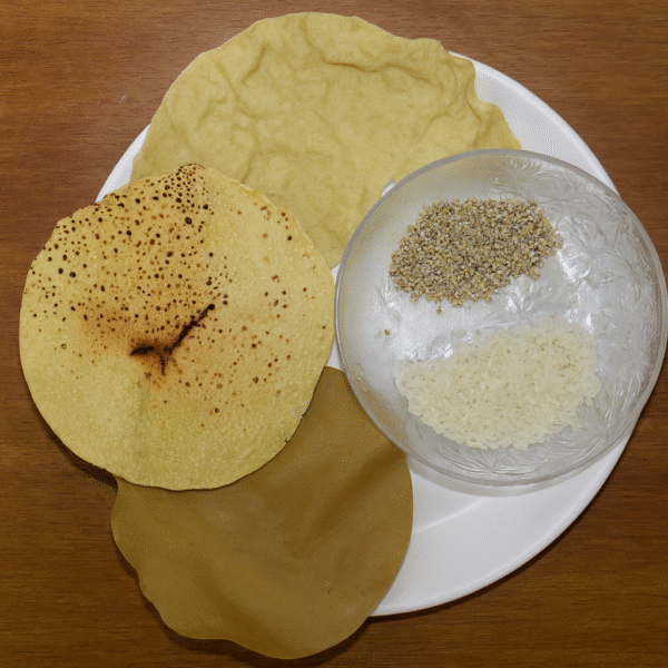 Chokha-Bajro khichiya papads ( 20 pcs)-A Treasure of Health!